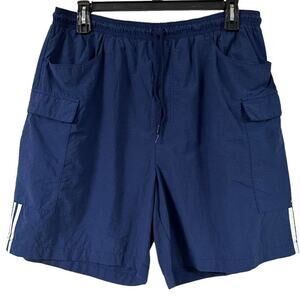 ADIDAS Shorts Mens Size 2XL Nylon Drawstring Elastic Waist Sport